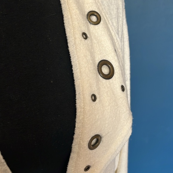 Angel Ivory Knit Long Jacket - Picture 7 of 10